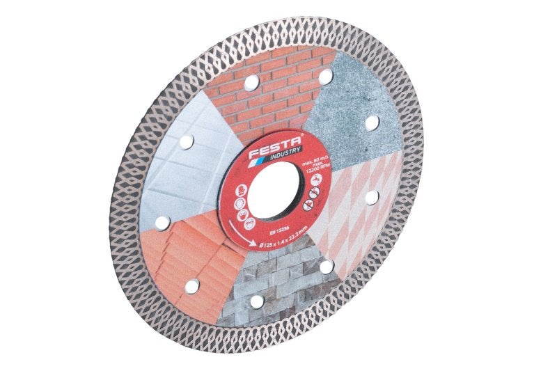 Disque diamant pour carrelage et céramique 125x1.4x22.2mm - 2