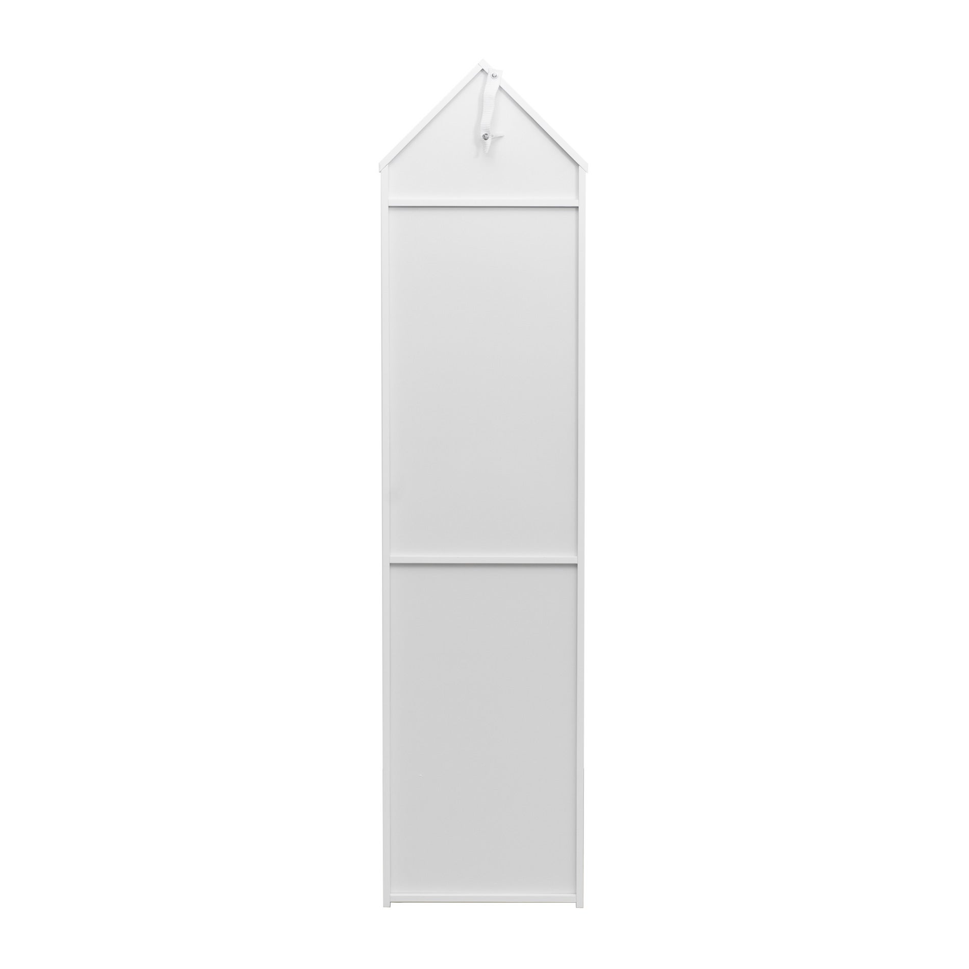 Libreria Scaffale Rebecca Mobili Portagiochi Stretto per Bambini 4 Ripiani 1 Cassetto in Legno Bianco - 5