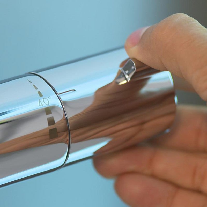 Pack mitigeur douche thermostatique HANSGROHE Ecostat 1001 CL + Barre et pommeau de douche Crometta Vario 2 jets Chromé - 6