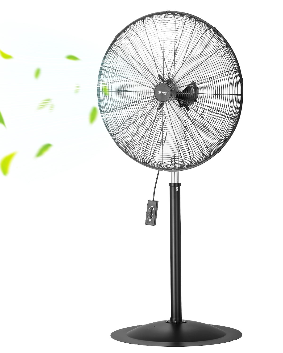 Wentylator kolumnowy 810 mm 3 prędkości 136 do 199 cm regulowana wysokość VEVOR