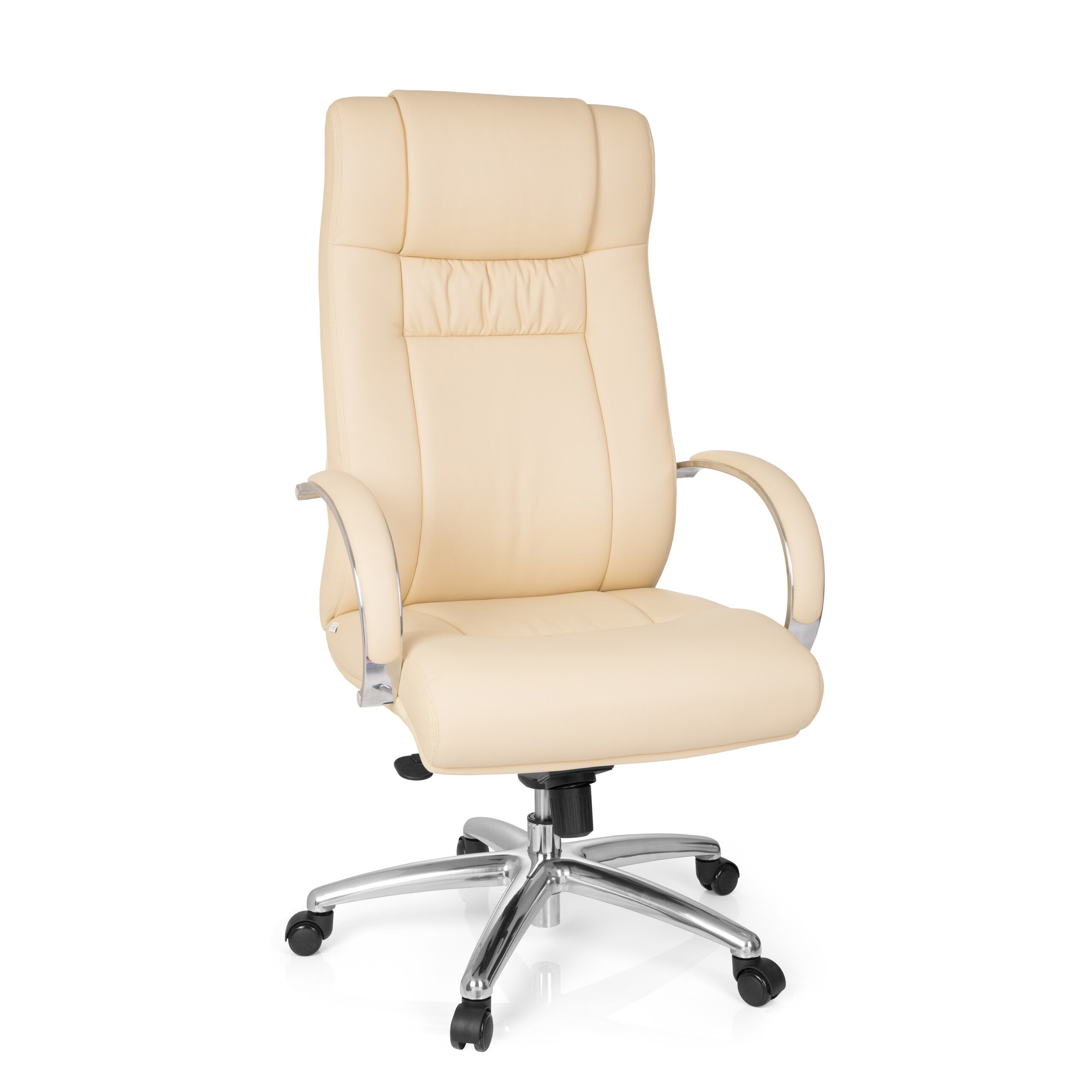 Krzesło Executive XXL G 600 sztuczna skóra beż/krem hjh OFFICE