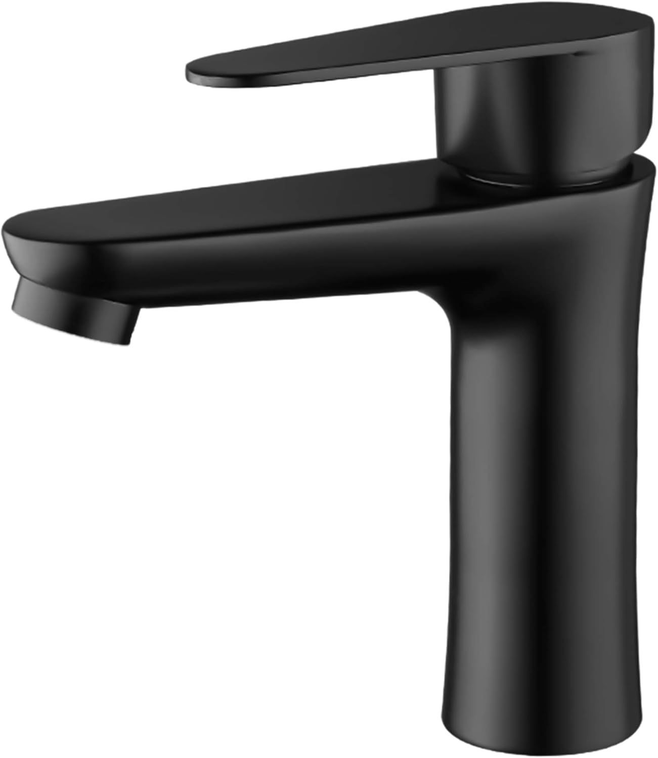 Bateria łazienkowa, bateria umywalkowa na ciepłą i zimną wodę, bateria umywalkowa łazienkowa (czarna)