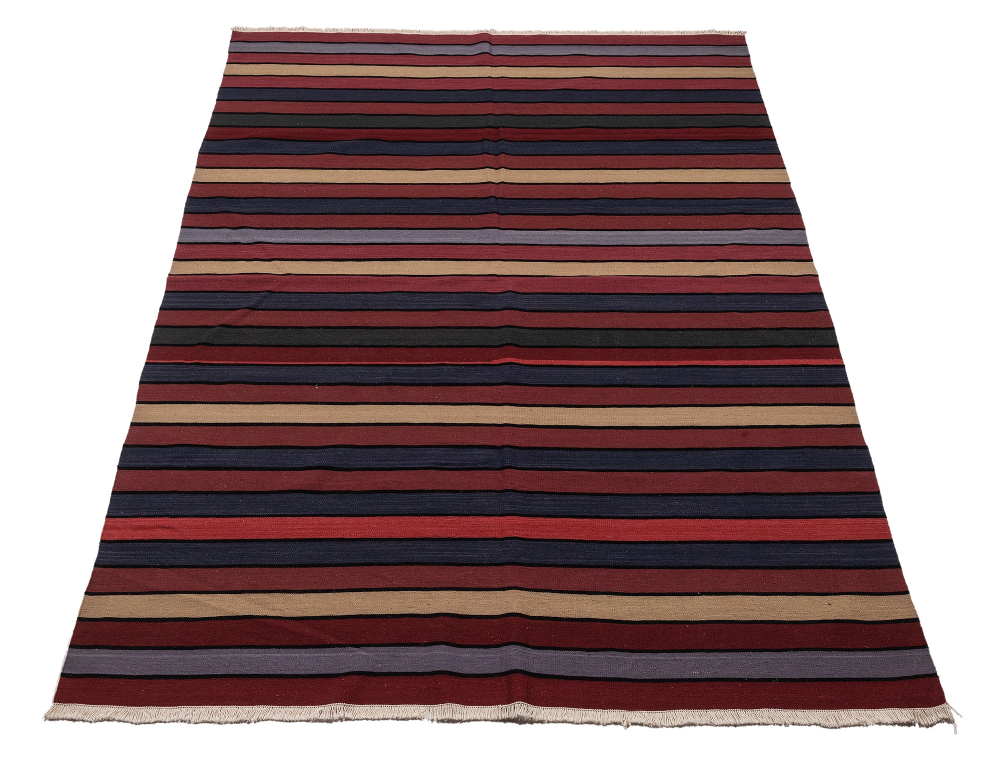 Nowy projekt Oryginalny autentyczny ręcznie robiony kilim Indie 240x170 cm