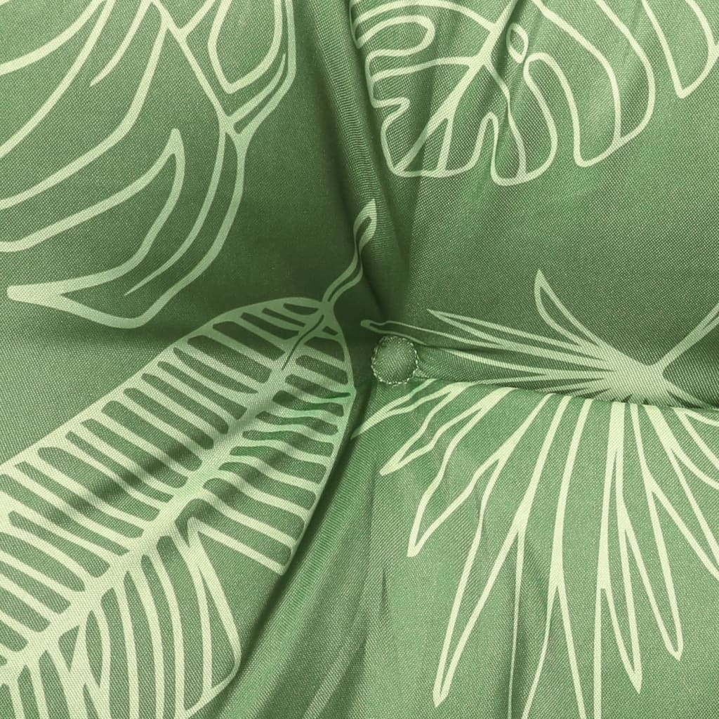 Maison Exclusive - Coussins de banc de jardin lot de 2 motif de feuilles tissu - 6