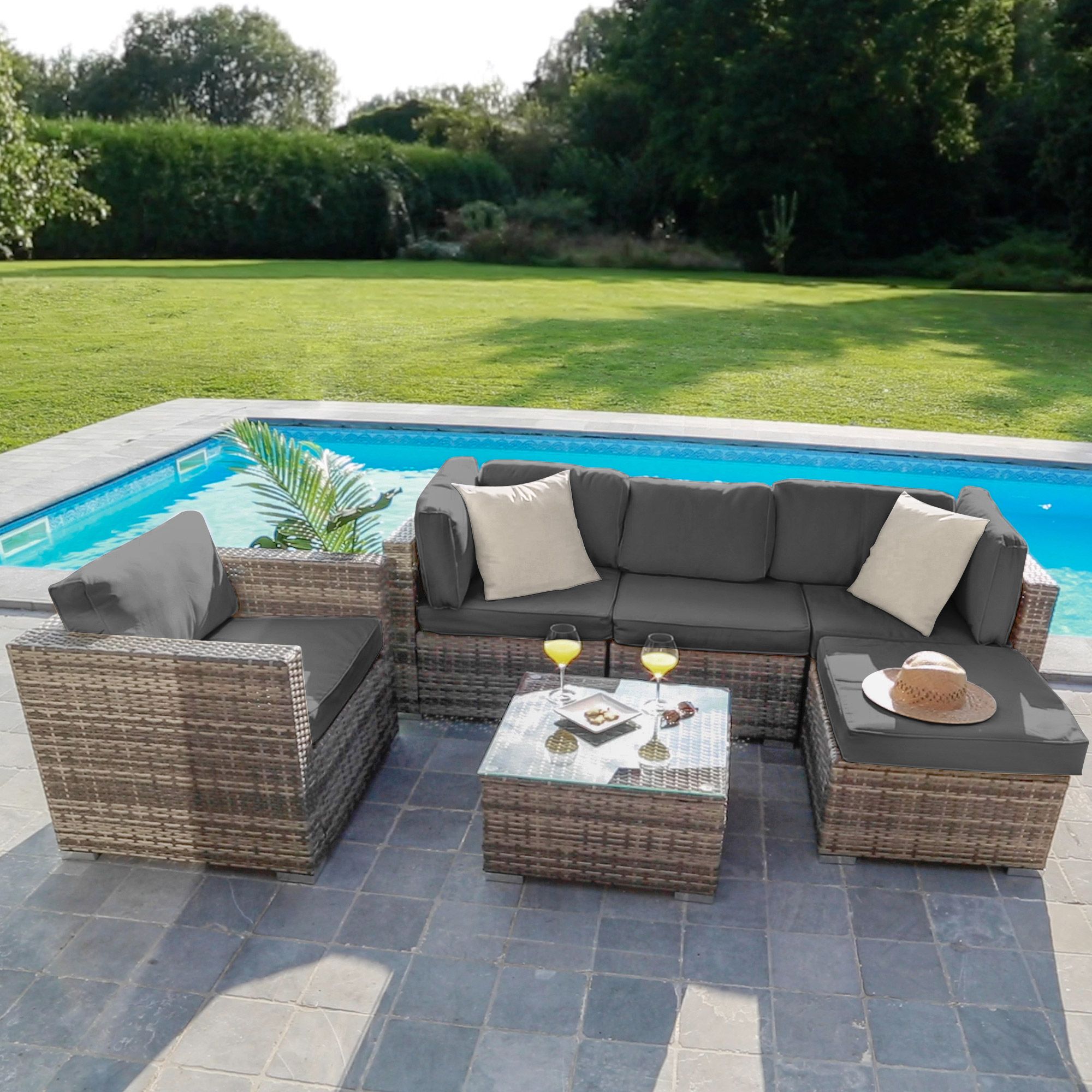 Leroy Merlin Salon De Jardin En Resine Tressee