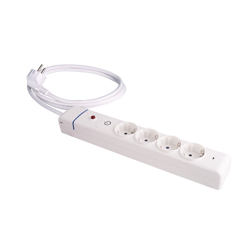 FAMATEL Ecosockets Strip 4 Sockets I With On/Off Switch | 3
