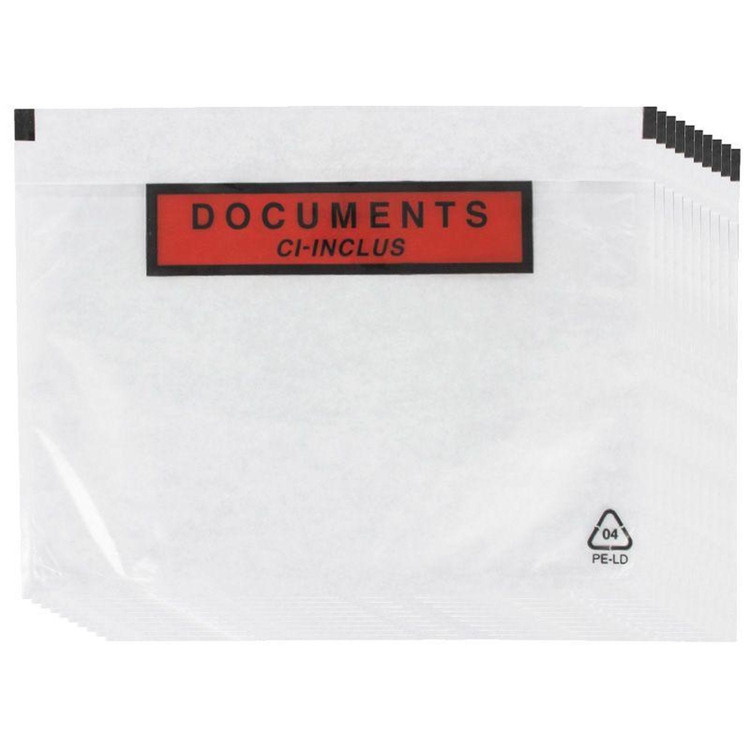 15 buste postali A5 trasparenti adesive Leroy Merlin