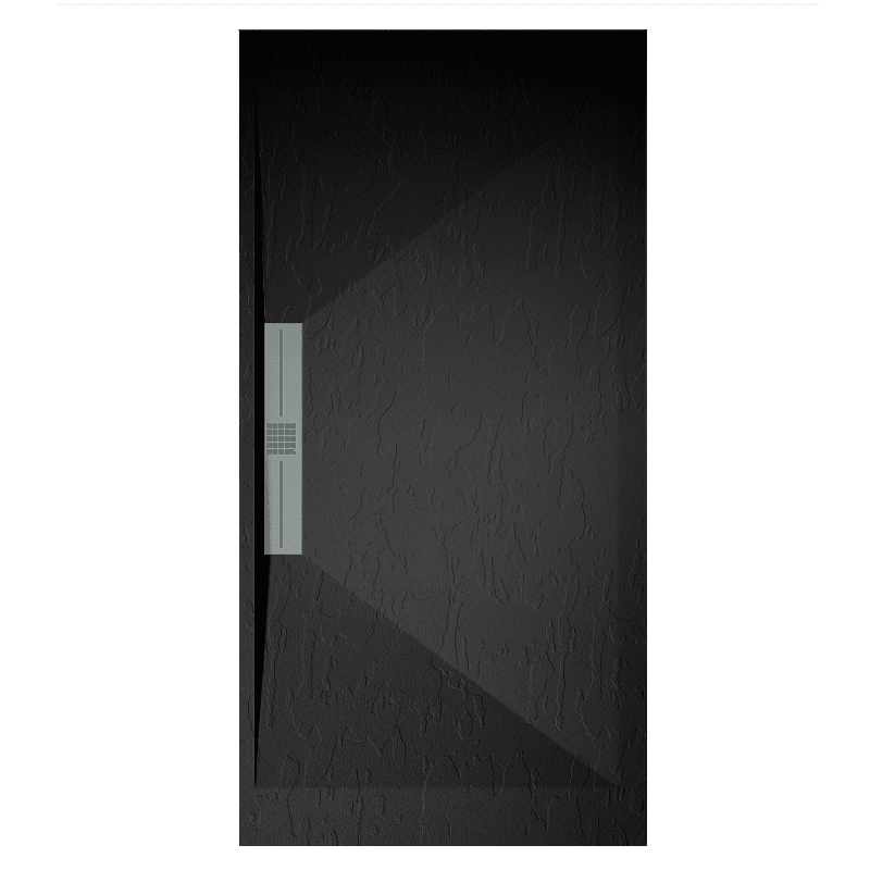 PLATO DE DUCHA RESINA RECTANGULAR NEGRO 90X140X3CM