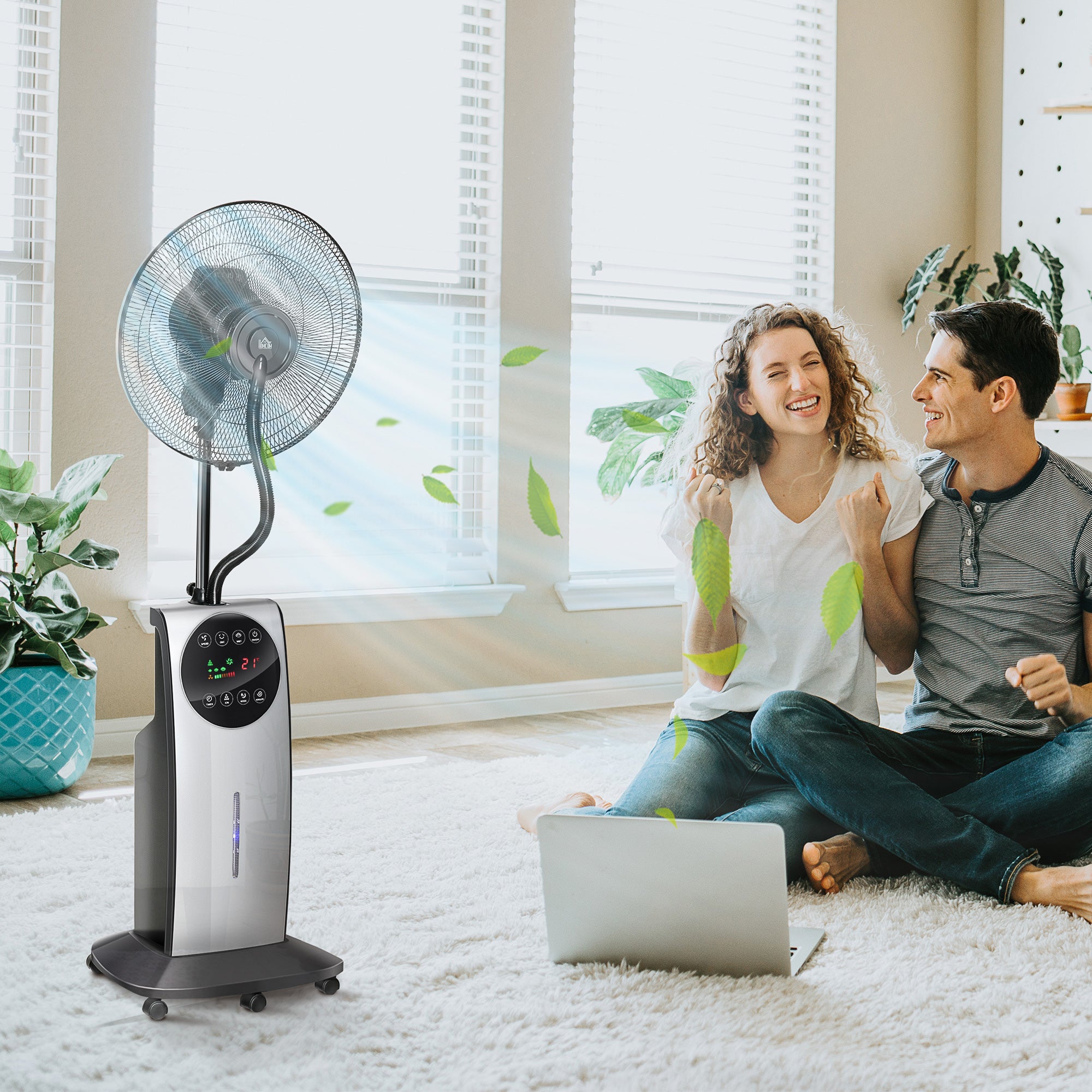 ventilateur Plastique HOMCOM - 2