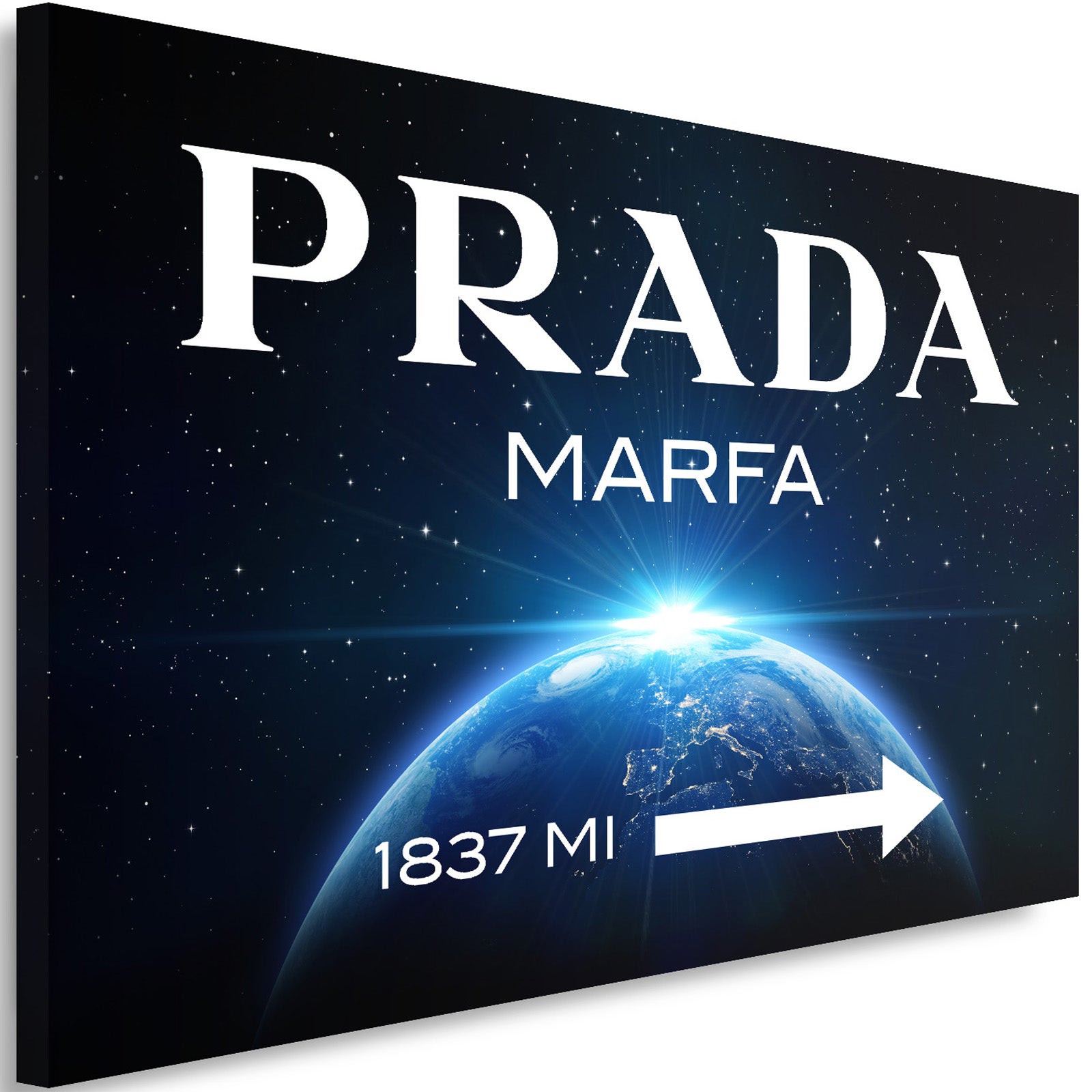 Obraz na płótnie, Z napisami Niebieski 60x40