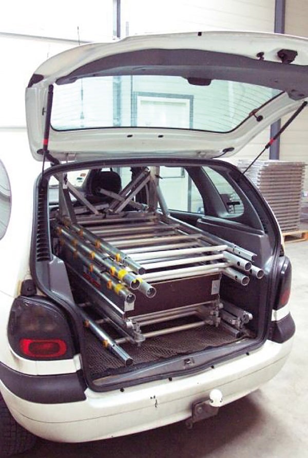 Echafaudage pour escalier : Hauteur de travail max 6.00m - ES410ESCA - 4