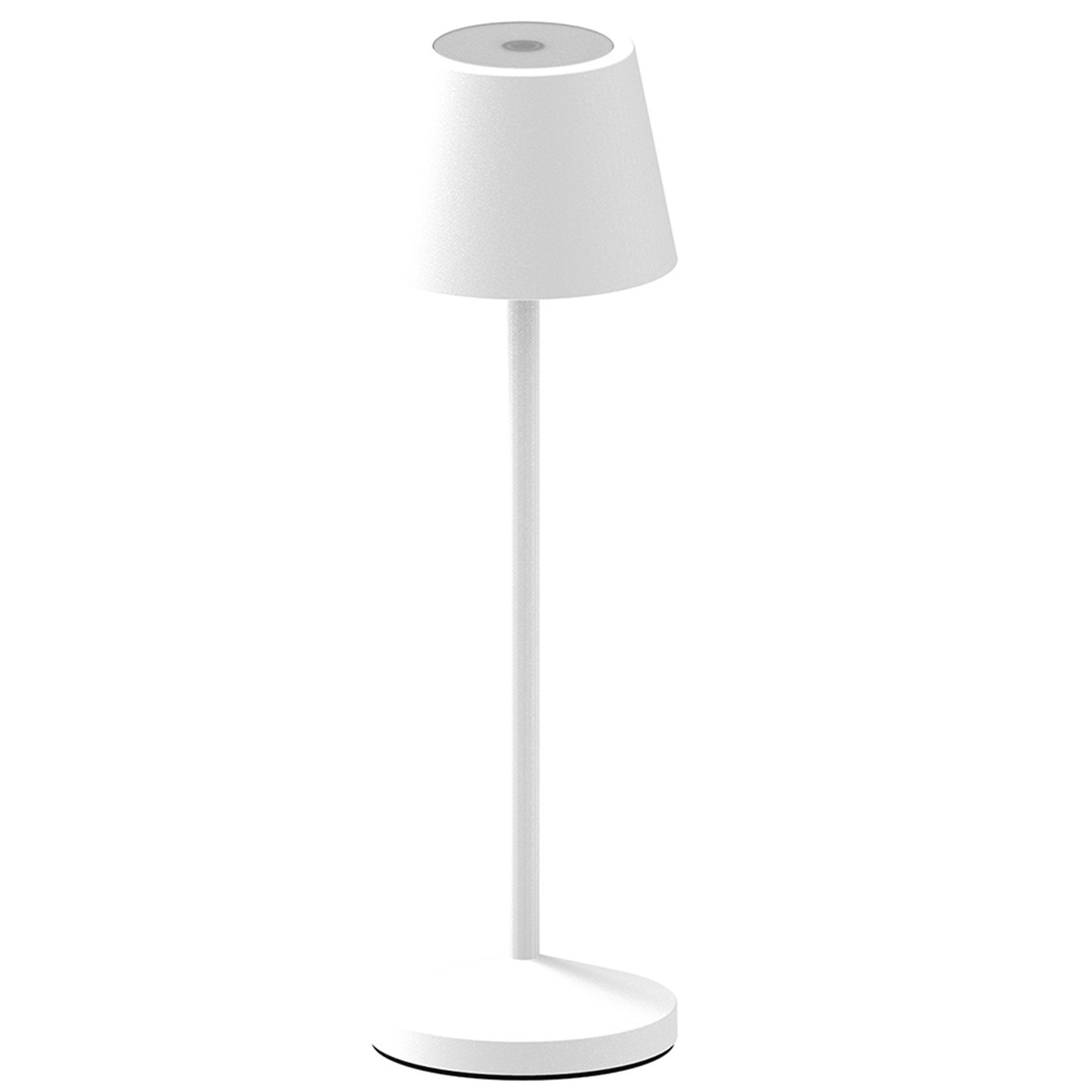 Bezprzewodowa lampa stołowa EMILY White H25cm