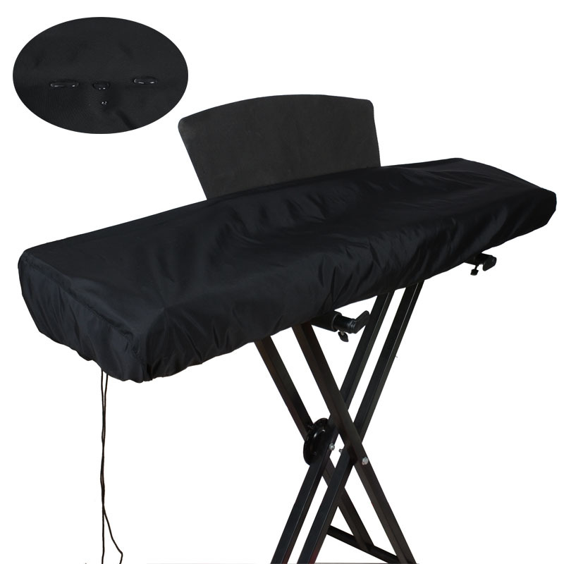 Pokrowiec ochronny na klawiaturę fortepianu 88-klawiszowego, osłona przeciwkurzowa do pianin cyfrowych, kompatybilny z pianinami cyfrowymi i fortepia