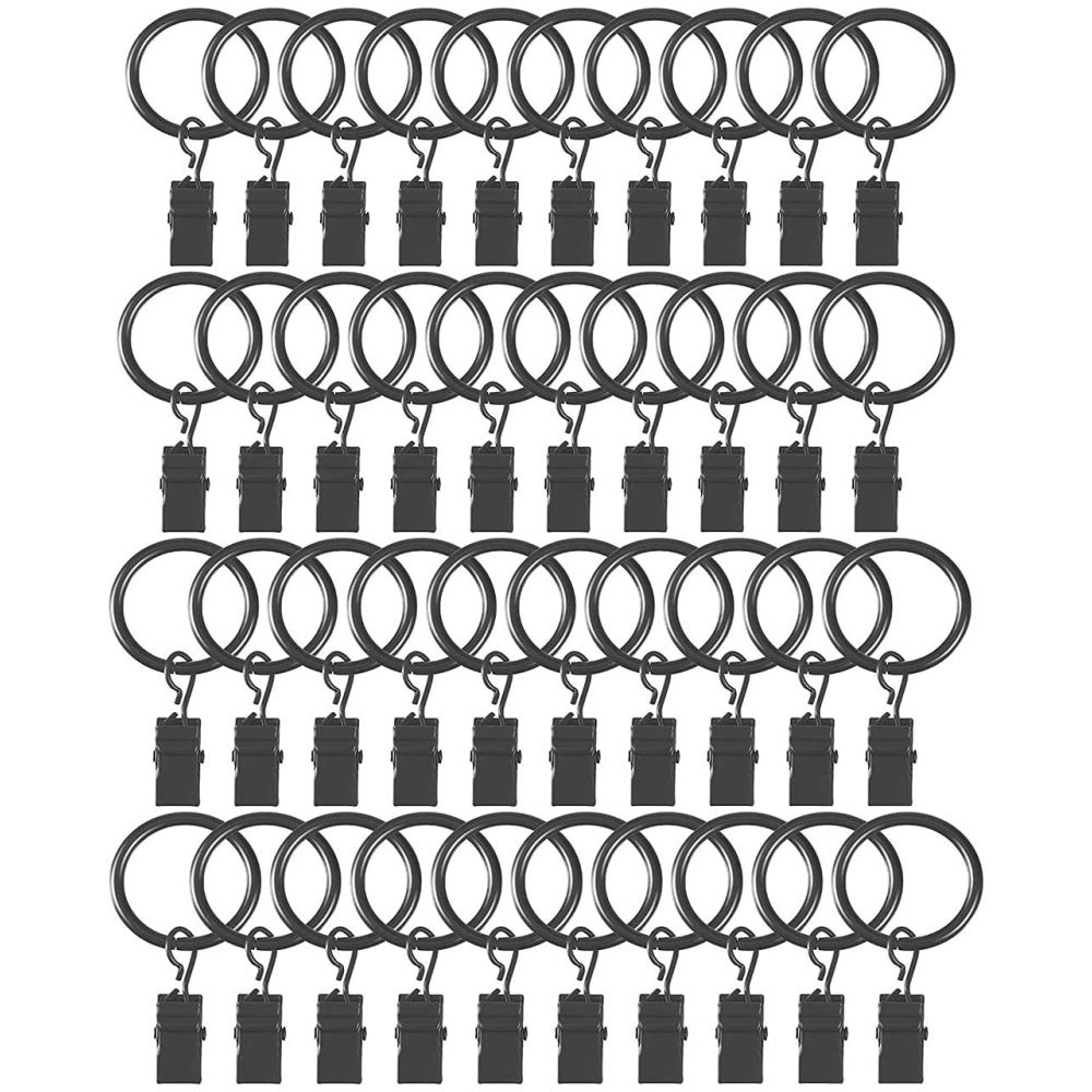 Lot de 40 Anneaux de rideaux, Clips de Rideau Clips pour Rideaux avec ...
