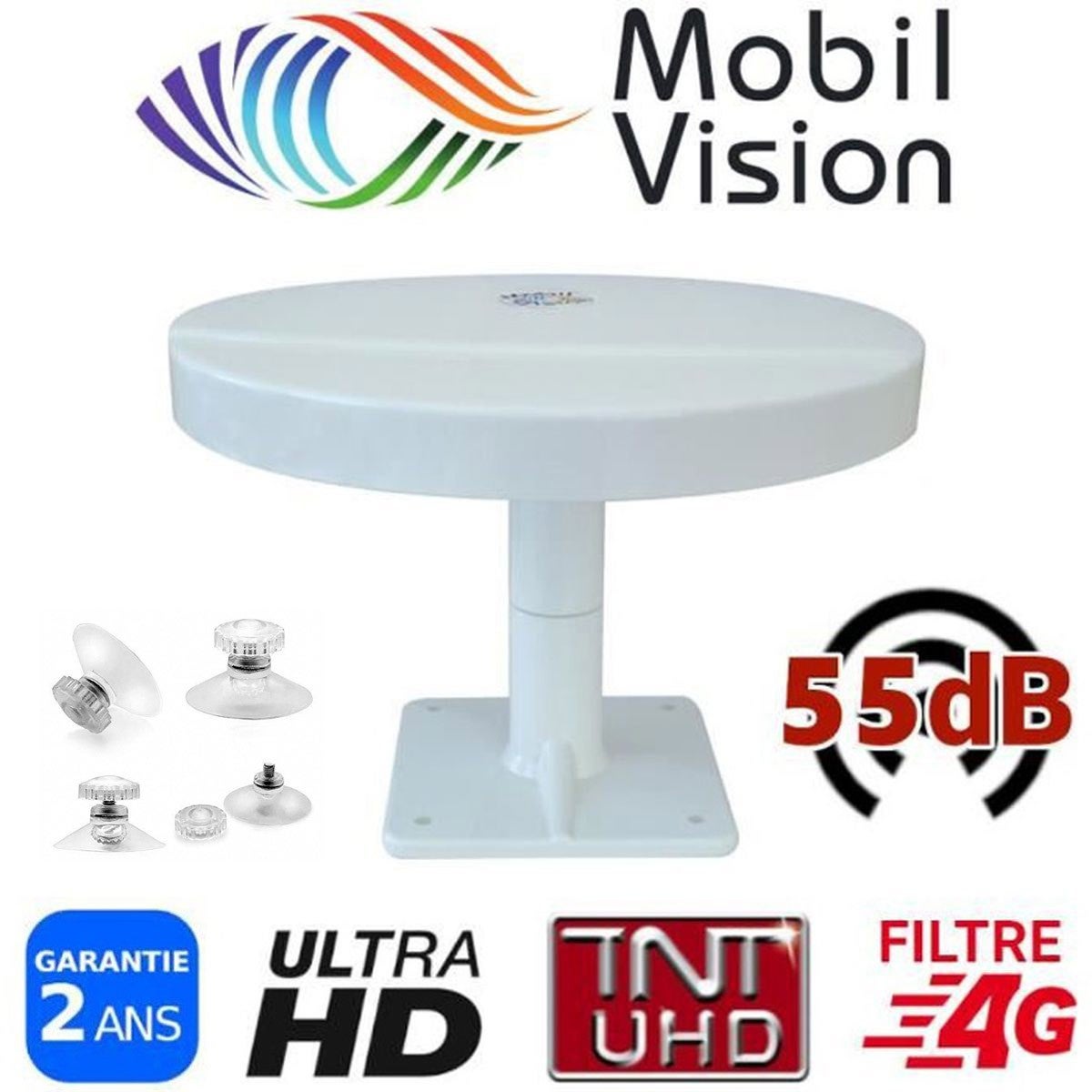 Kit Antenne HD Omnidirectionnelle TNT Terrestre Omnivision + Lot de 4 ...