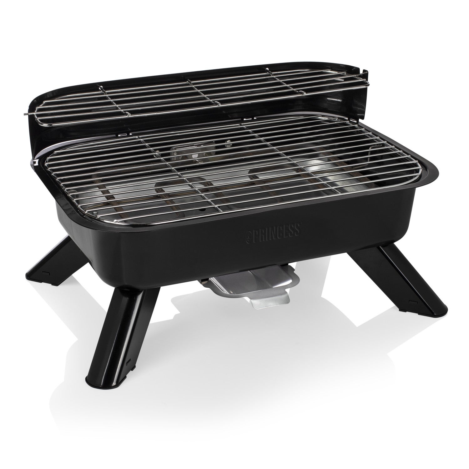 Princess 112252 Barbecue ibrido – Modello da tavolo – Uso elettrico o a carbonella