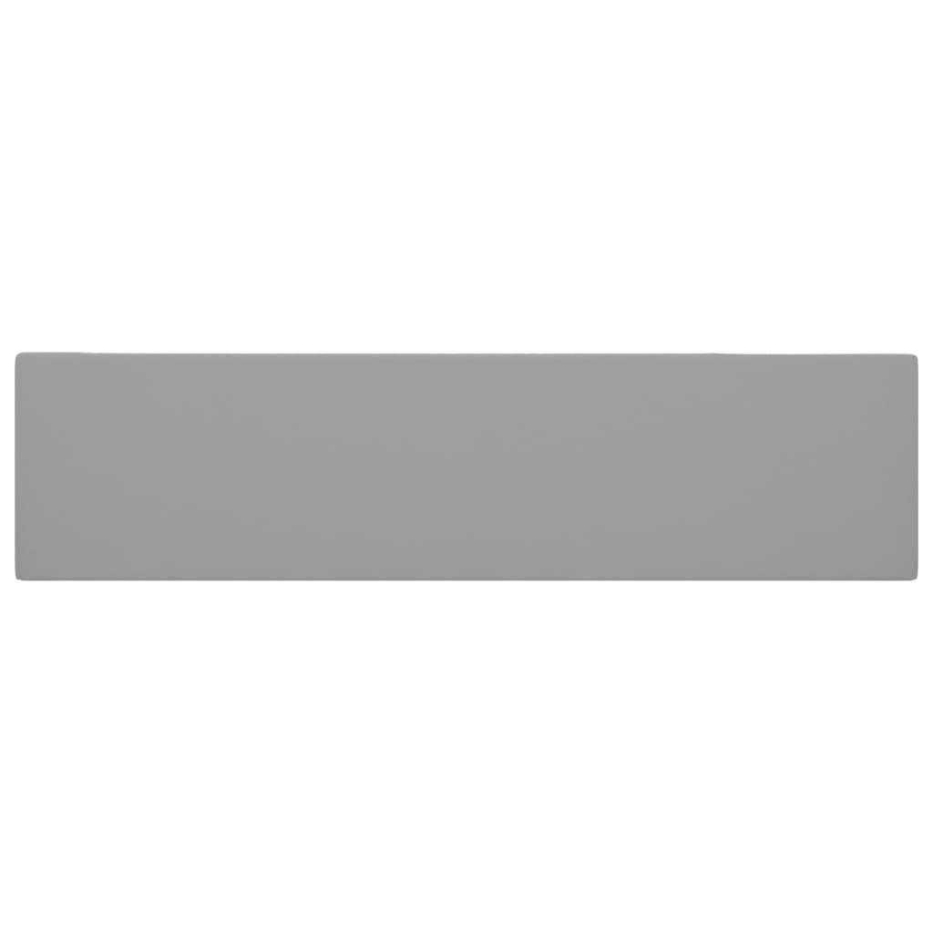 Lavabo bagno con troppopieno in ceramica 48 x 25 cm grigio chiaro 02_0002735 - 3