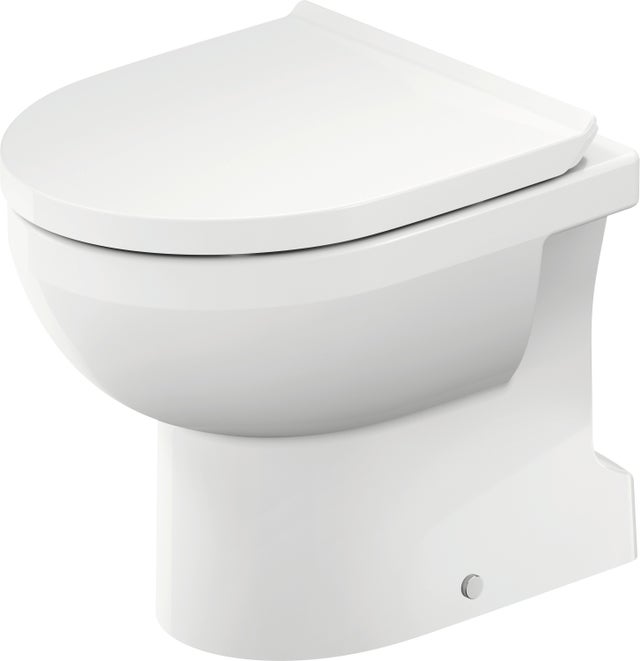 Duravit No.1 WC au sol, rimless, 370x560mm, sortie verticale, 2184010000, Farbe: Blanc