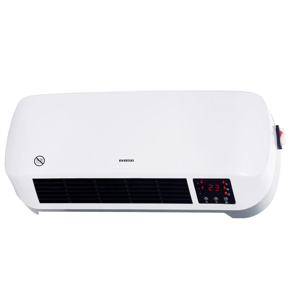 Calefactor cerámico de pared Infiniton HCW-4505 2000W, Control