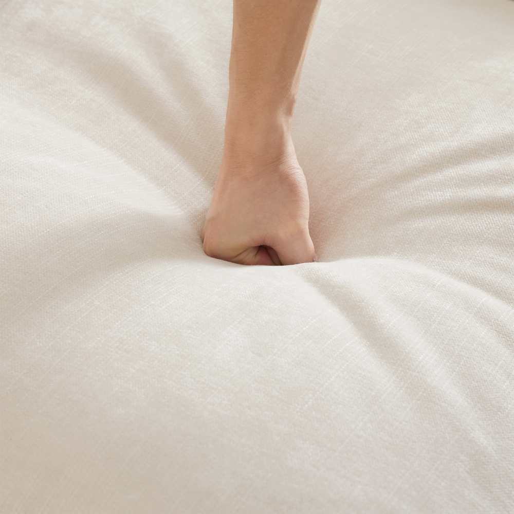 Divano 4 posti in velluto stile Mid-Century, braccioli conici, gonna rimovibile e gambe a fuso – comfort per il soggiorno - 7