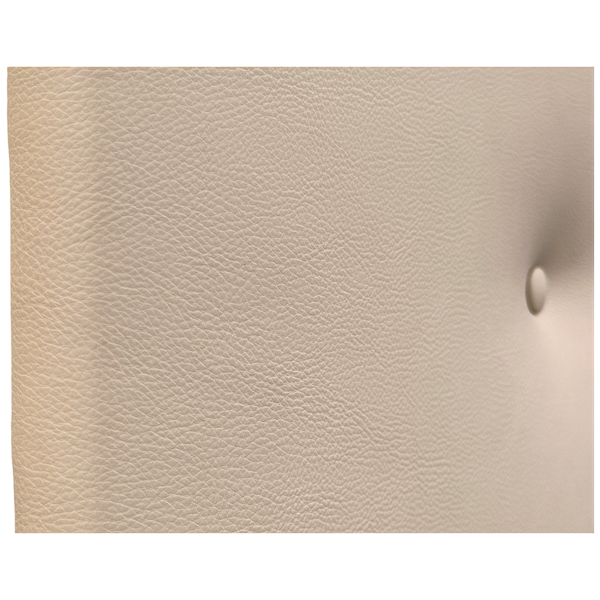 DHOME Cabecero de Polipiel Liso con Botones 95x50cm Camas 90 - Beige - 2