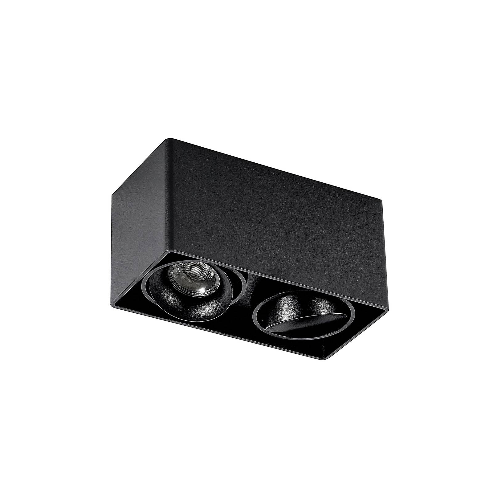 MAYTONI REIF LED Einbauleuchte Rund – Flacher Downlight In Schwarz & Gold, GU10, Für Decke In Wohnzimmer & Küche