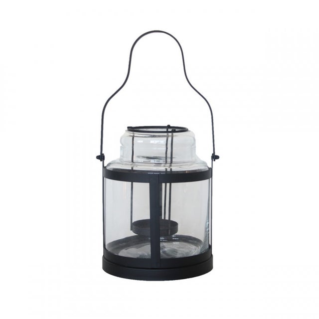 Lanterne bougie extérieur Tempête - H 28,7 cm