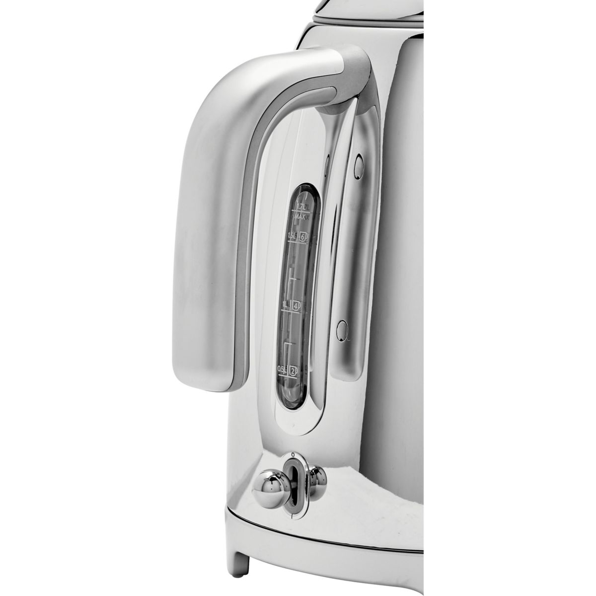 Bouilloire 1,7L vintage gris / argent KLF03SSEU Smeg - 5