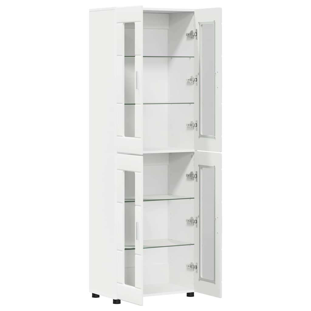 Armoire Haut de rangement - Armoire De Chambre Blanc 60 x 35 x 182 cm Bois d'ingénierie - 5