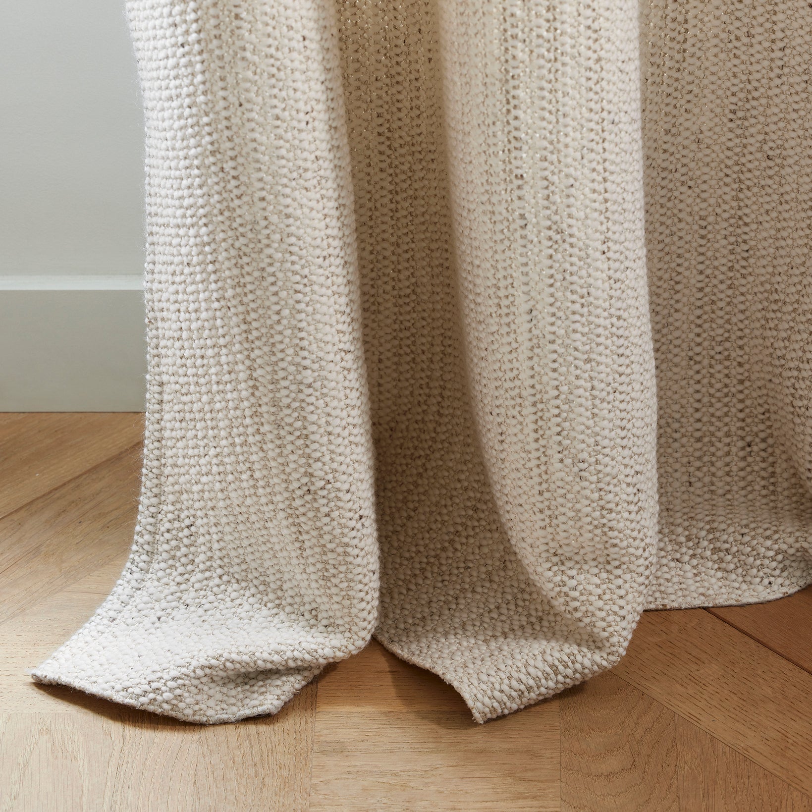 Tissu Moderne épais Effet Bouclettes Laineux - 106x200 Cm Neuf Parfait état