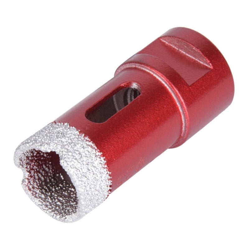 Scie cloche diamantée M14 pour meuleuse d'angle, pour marbre, carrelage et céramique, 25 mm - 3
