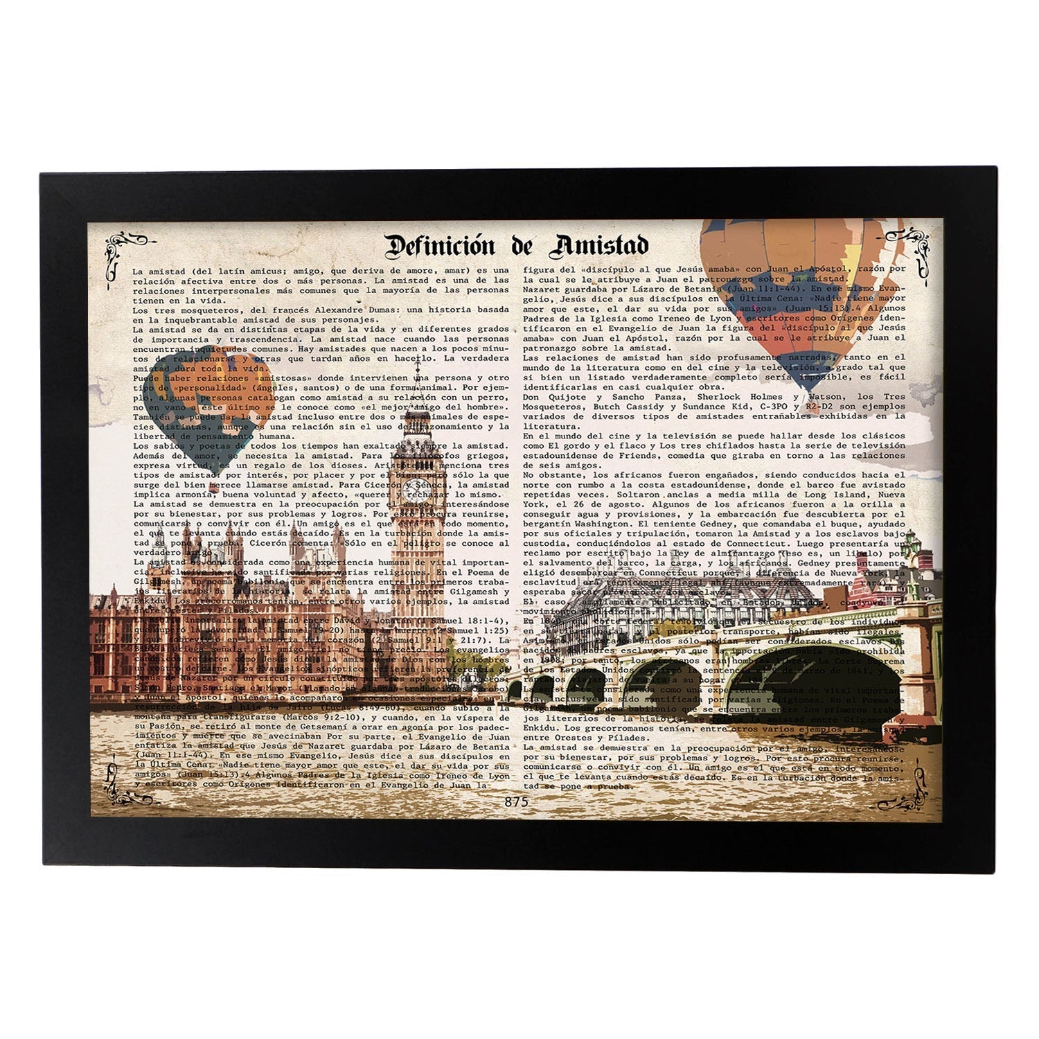 Poster De Londres london Eye L minas E Ilustraciones De Ciudades Del