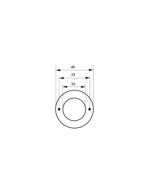 Thirard Borchia Rosetta In Ottone Per Cilindro Europeo - Finitura Per Serrature A Profilo Yale - Foto 9
