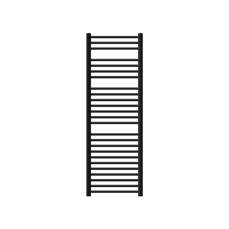 LuxeBath grzejnik lazienkowy Sahara 500x1500 mm czarny matowy prosty z podlaczeniem bocznym, grzejnik dekoracyjny podgrzewacz reczników suszarka do