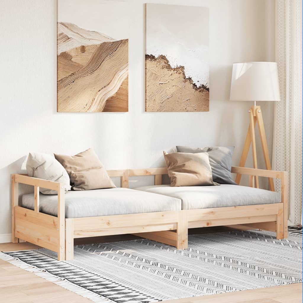 Lit Superposé Sans Matelas Blanc 80x200 Cm Bois De Pin Massif | Leroy Merlin