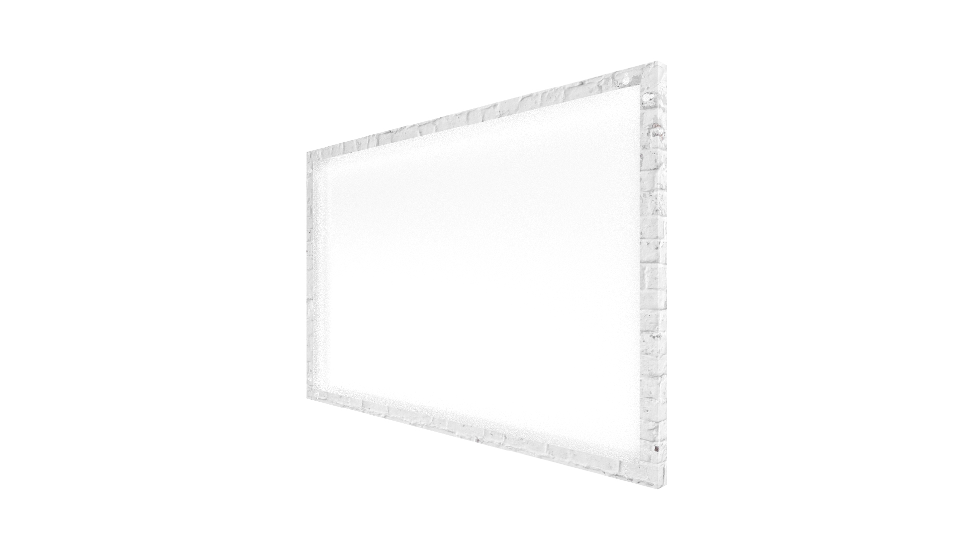 Tableau Magnétique en Métal Motif Brique Blanche 60x40cm, MetalBoards pour tout type d'Aimants - 6
