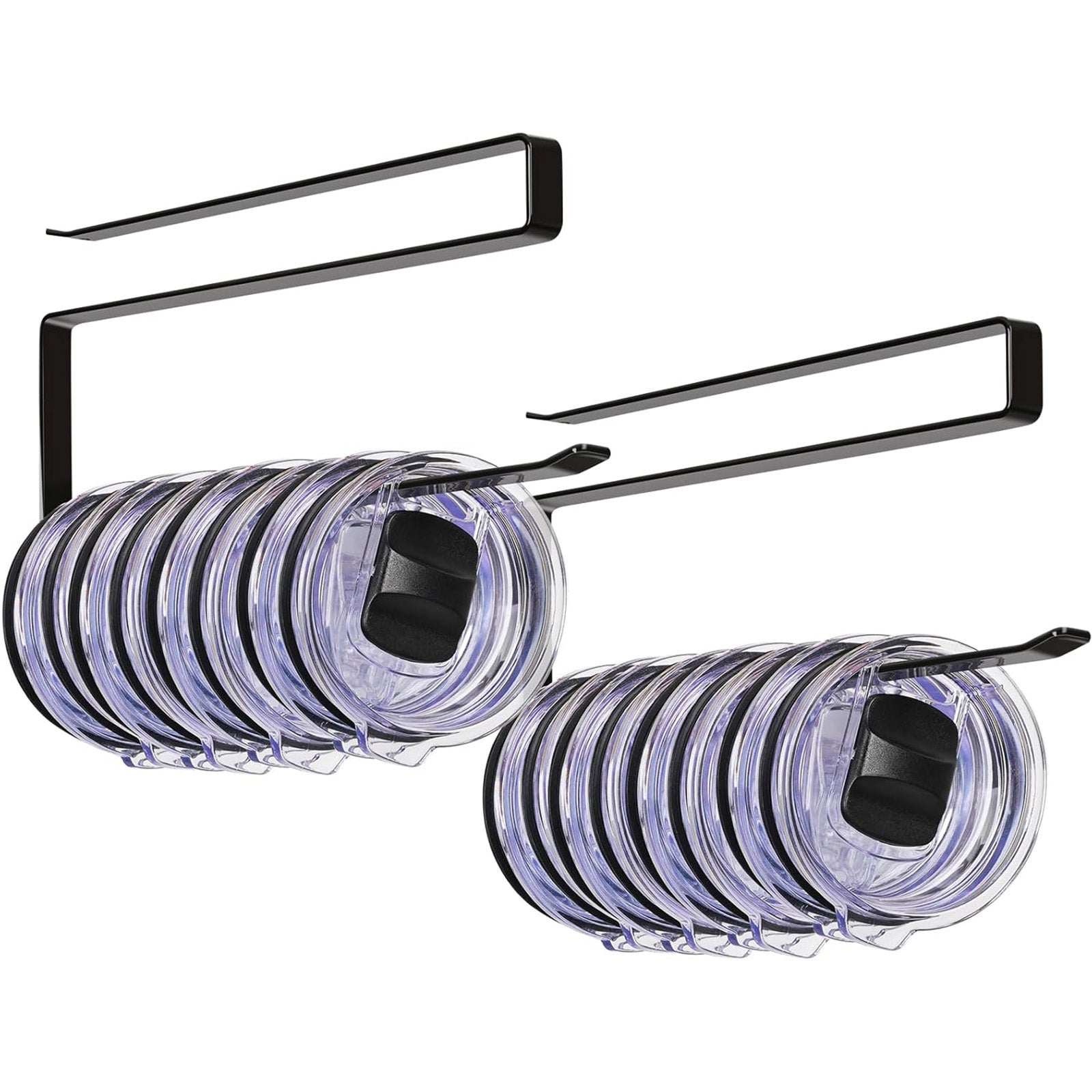 Support suspendu de rangement pour armoire de salle de bain, crochets