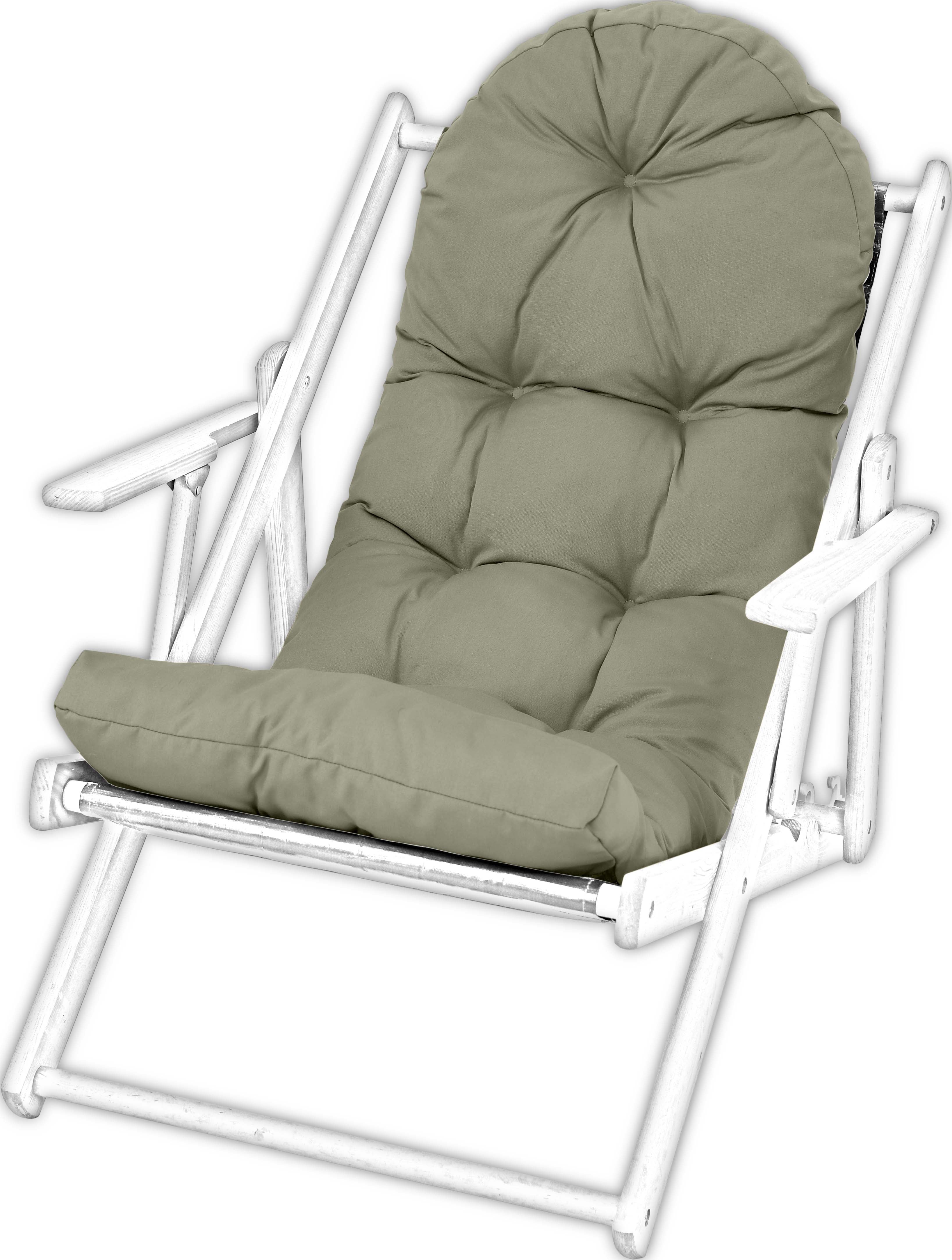 Poduszka na leżak drewniany AMPO szary 1 szt.