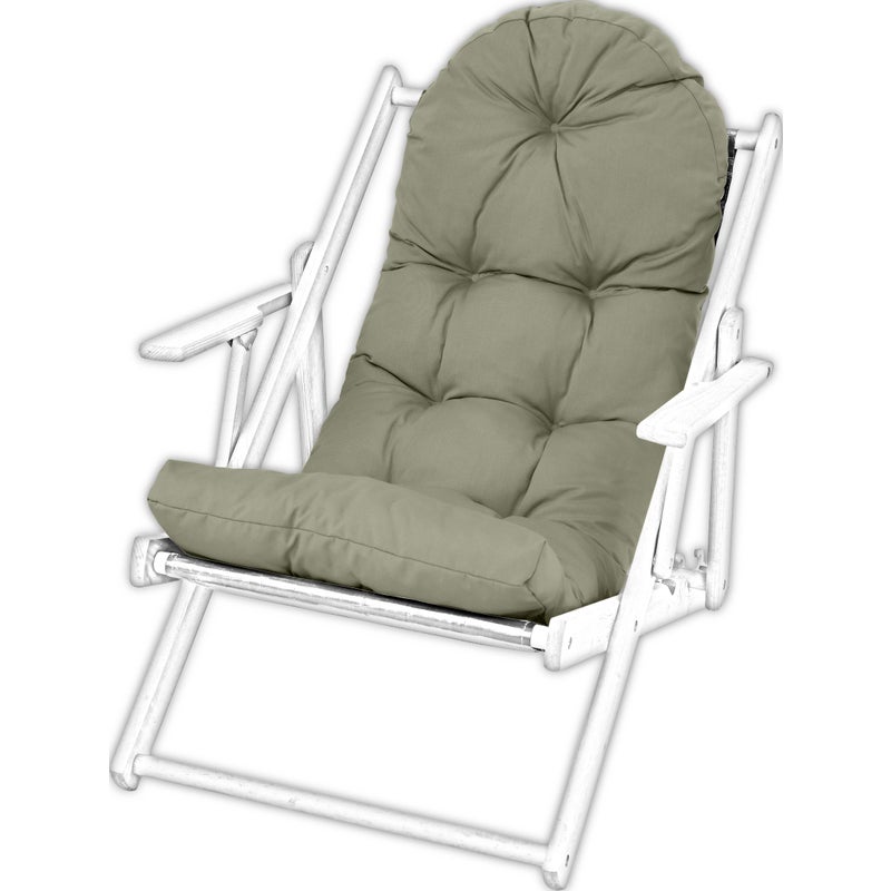 Poduszka na leżak drewniany AMPO szary 1 szt.