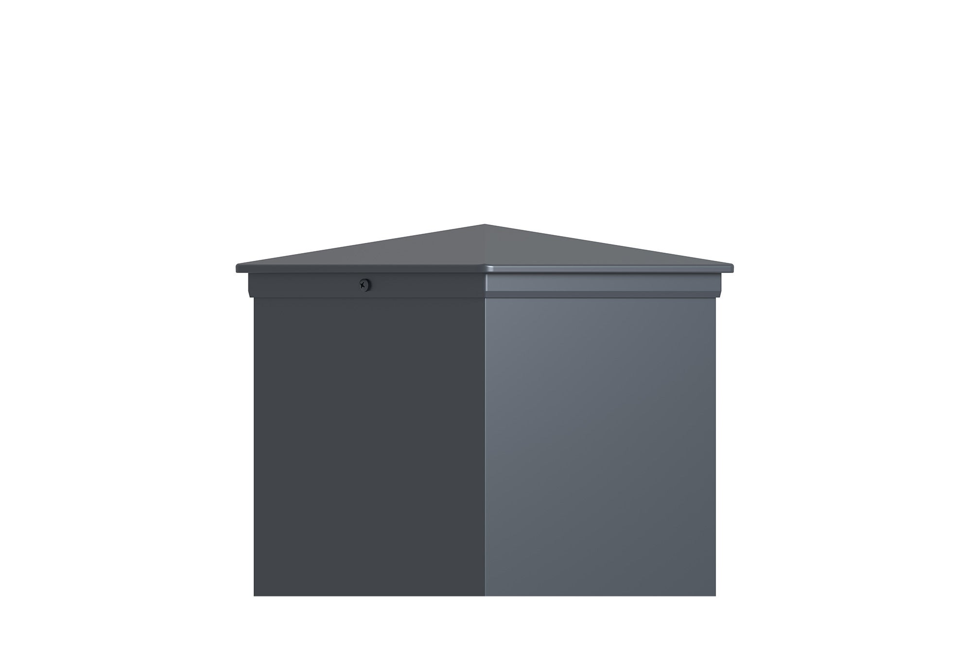 Poteau EIFEL 20x20 en aluminium H.166cm - Gris anthracite - 3