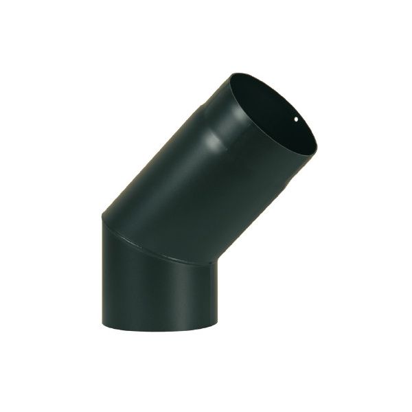 Kolanko 45° czarne-130 mm