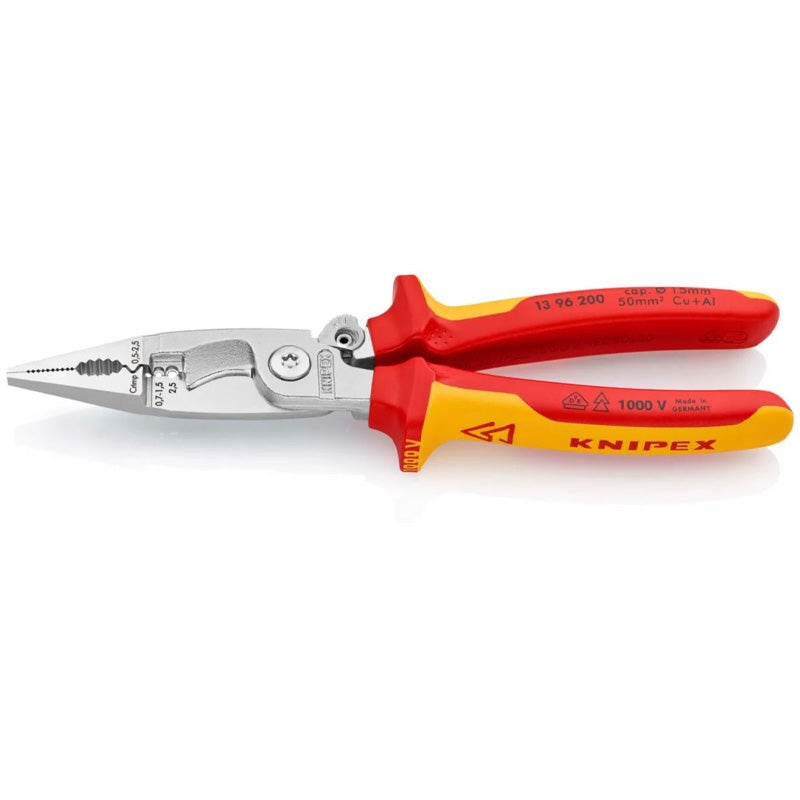 Szczypce do Prac Elektroinstalacyjnych 6w1 200mm VDE 1kV KNIPEX 13 96 200