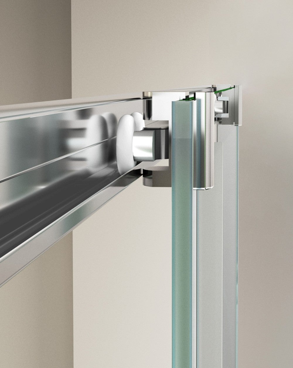 Box doccia rettangolare angolare scorrevole 2 porte 2 fisse | Vetro anticalcare da 5 mm | Profilo cromato 170 cm (adattabile 166,5-168,5 cm) x 70 cm - 3