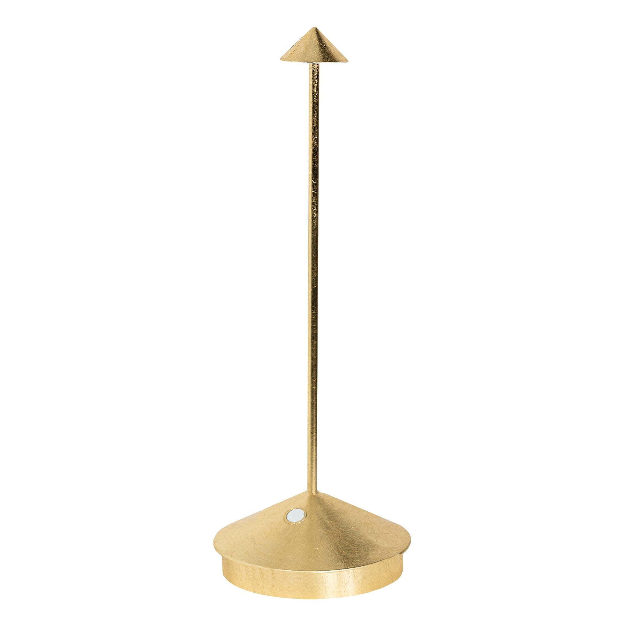 Lampa stołowa LED Pina Pro Gold Leaf z akumulatorem i ściemnianiem, bezprzewodowa, szafranowa, 2200-2700-3000K