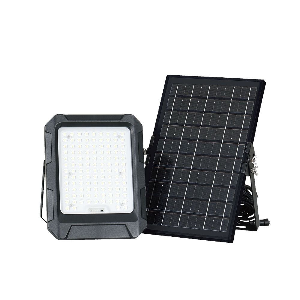 Proyector LED Solar 10W con Batería 3.7V 8Ah 1000lm | Leroy Merlin