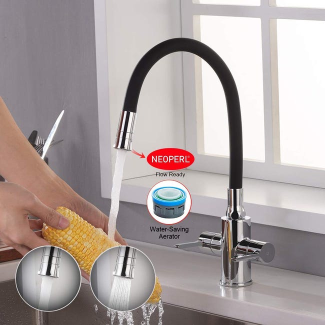 Manguera Extensible Grifo Fregadero Cocina Ibergrif M22141-2 Grifo