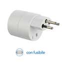Electraline 70040 Adattatore da Viaggio, Bianco | Leroy Merlin Electraline 70040 Adattatore da Viaggio, Bianco | Leroy Merlin