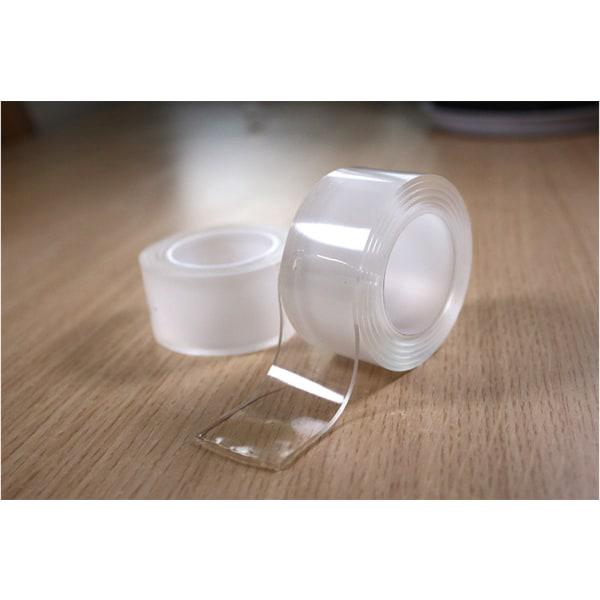 Confezioni di nastro nano, biadesivo impermeabile e trasparente senza residui, adesivo magico invisibile e flessibile senza segni (spessore 1... - 3