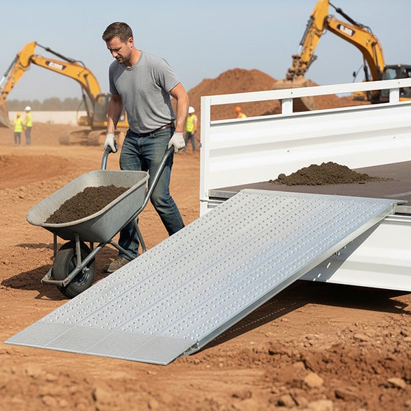 Rampe de chargement - Longueur 1960mm / Largeur 500mm - Charge max 425kg - Hauteur à franchir de 550mm - Vendue à l'unité - AOH500/2 - 3