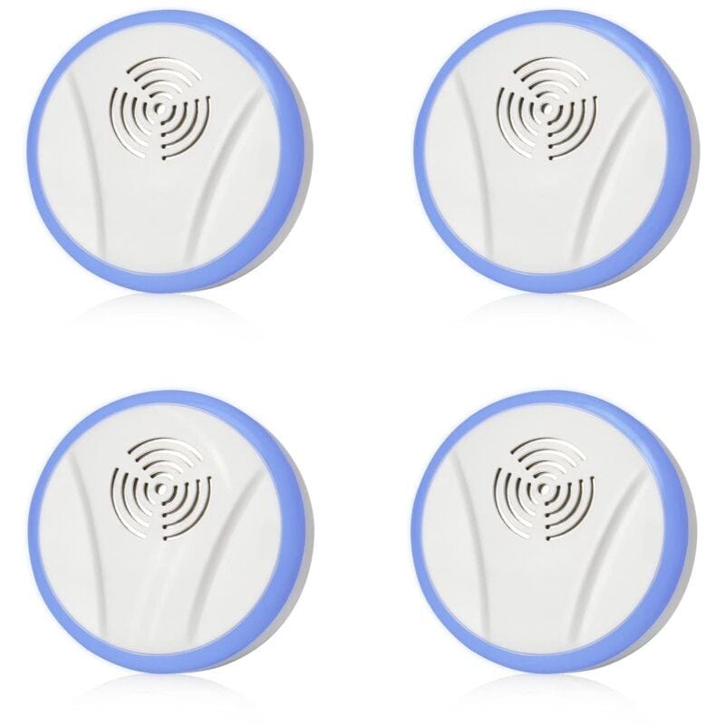 Répulsif Ultrason Anti-Moustique & Anti-Rongeurs Lot De 2 – Repousse Souris, Moustiques, Araignées, Cafards Sans Produits Chimiques